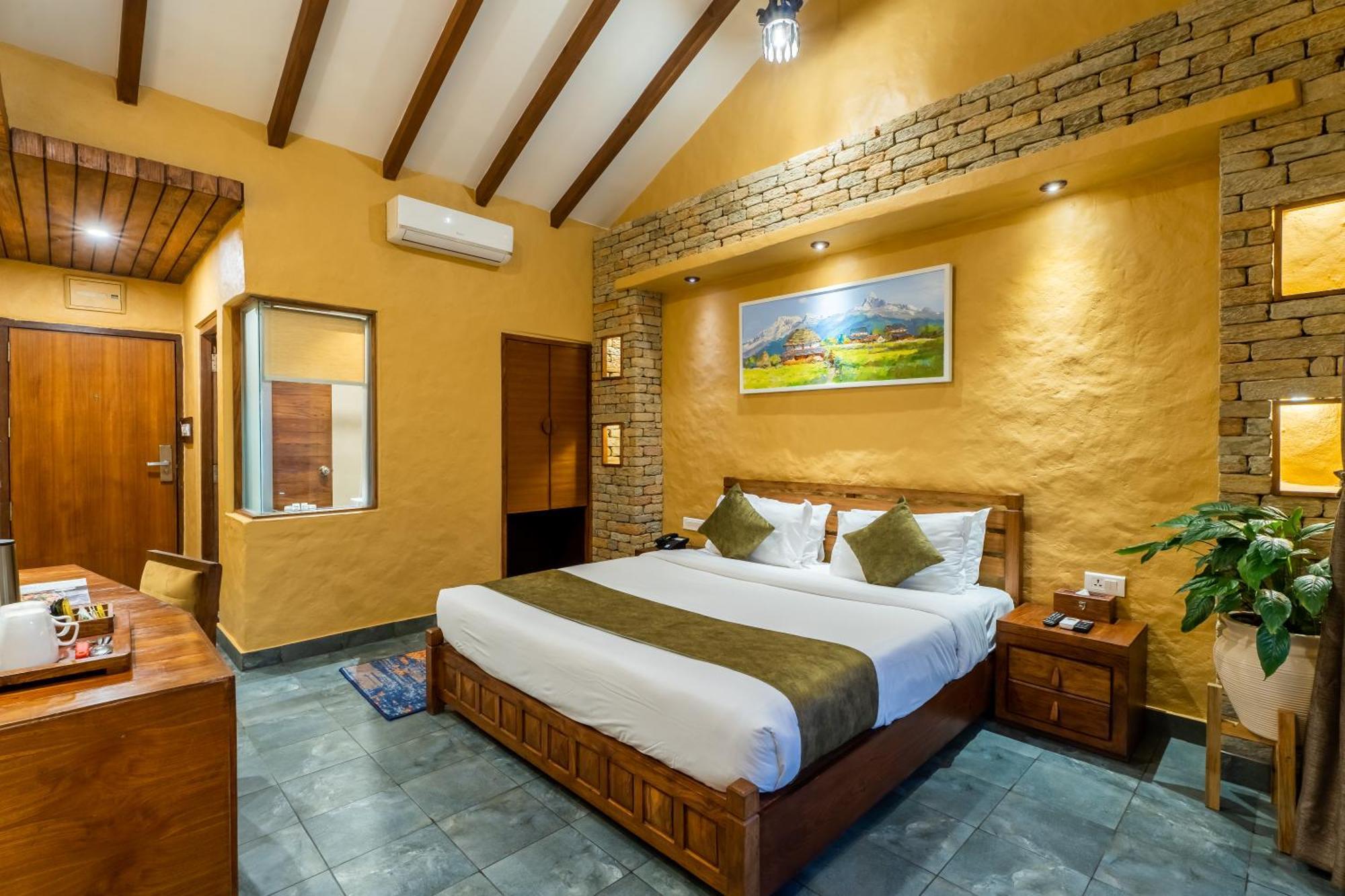 Bar Peepal Resort Похара Екстериор снимка Deluxe Room