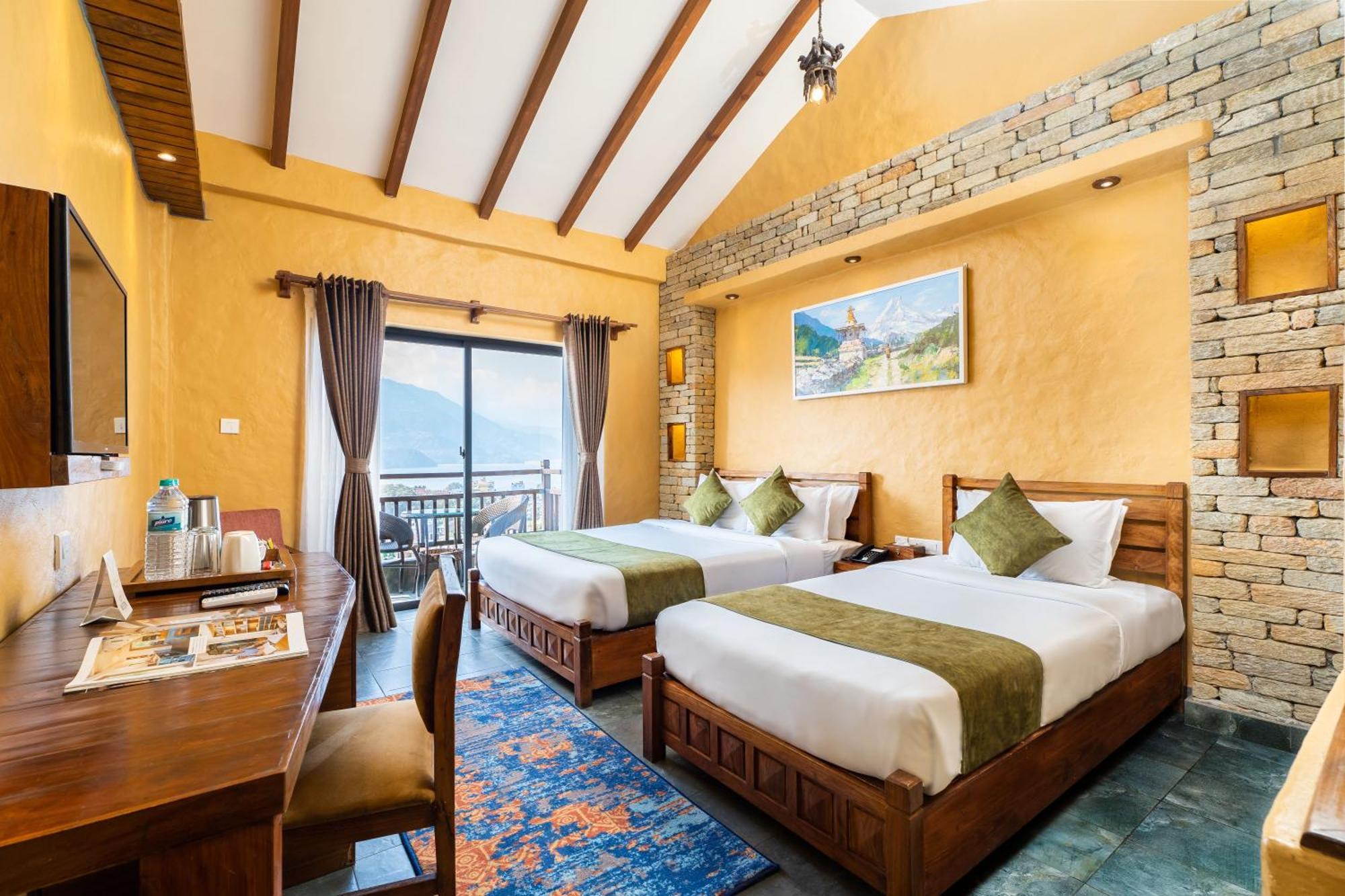 Bar Peepal Resort Похара Екстериор снимка Deluxe Room