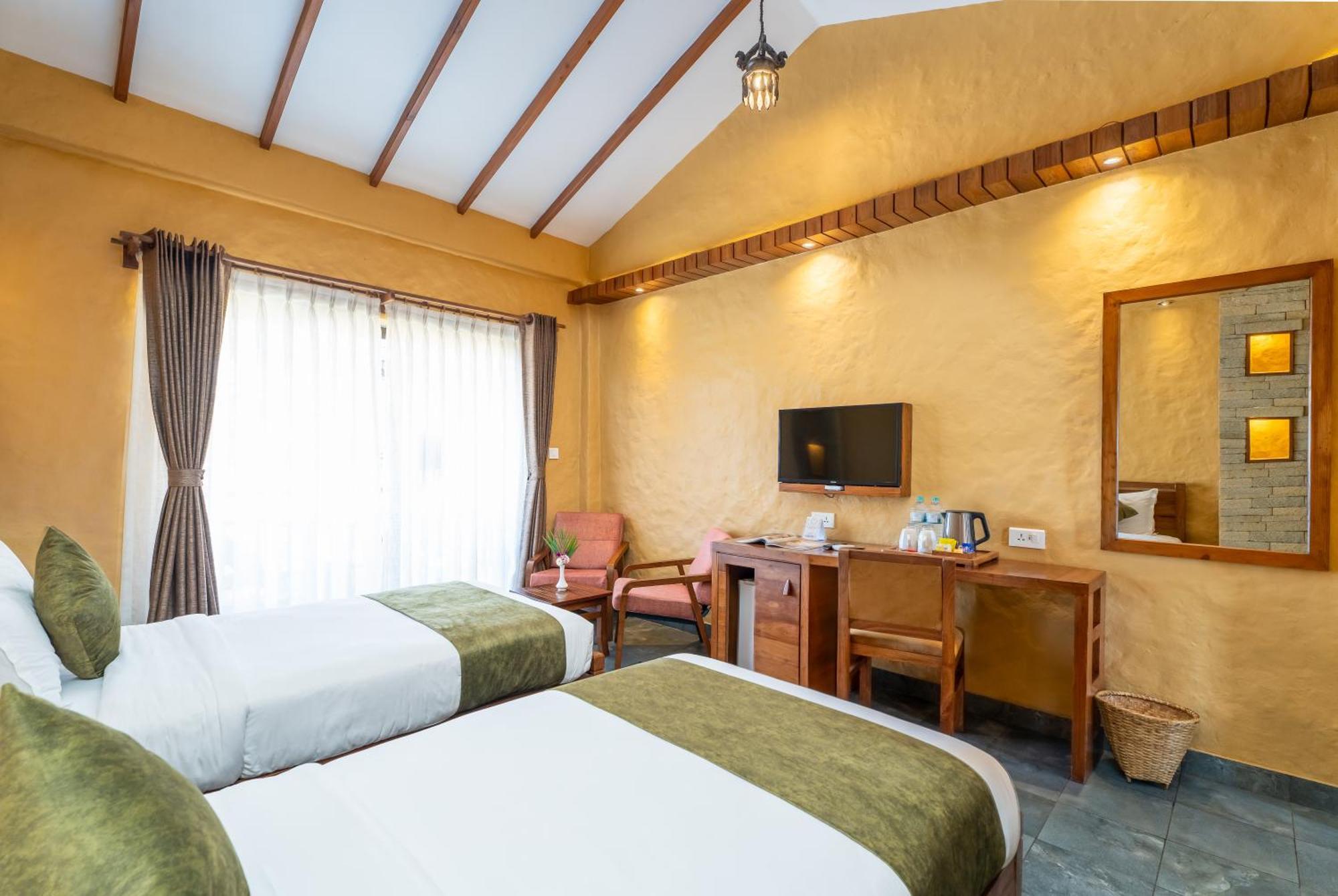 Bar Peepal Resort Похара Екстериор снимка Deluxe Room
