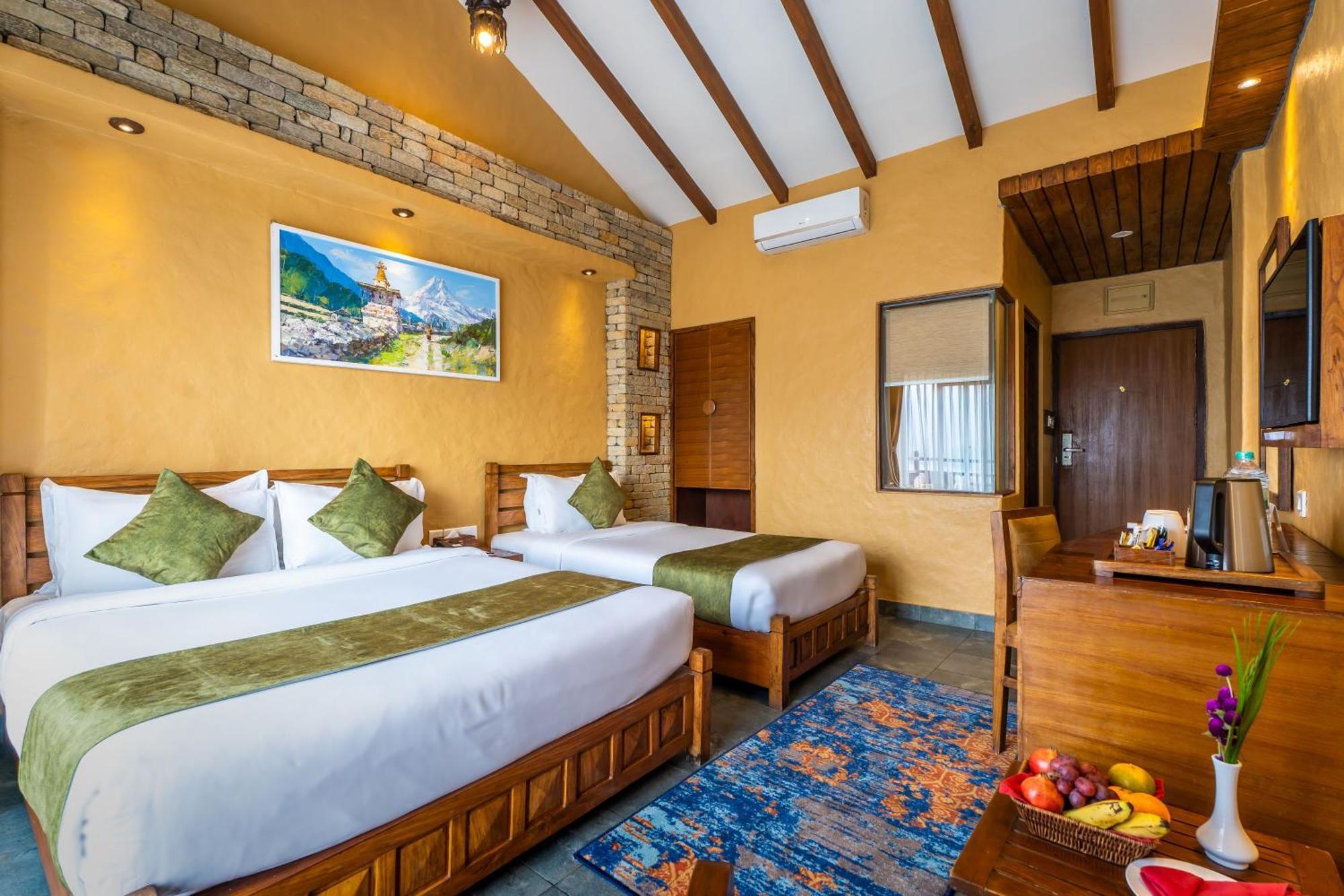 Bar Peepal Resort Похара Екстериор снимка Deluxe Room