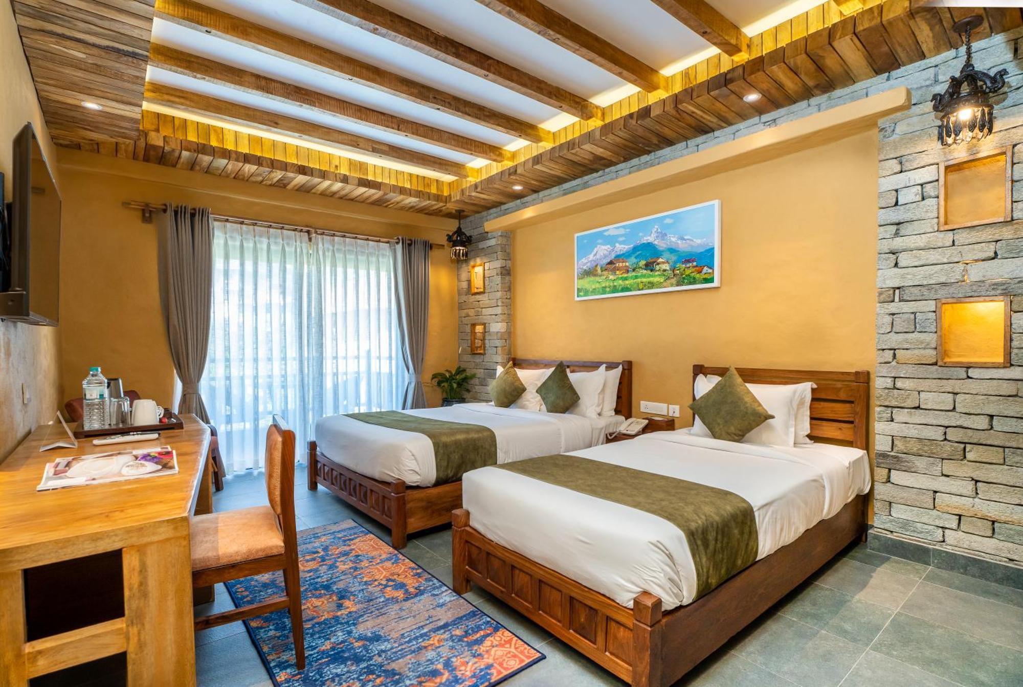 Bar Peepal Resort Похара Екстериор снимка Deluxe Room