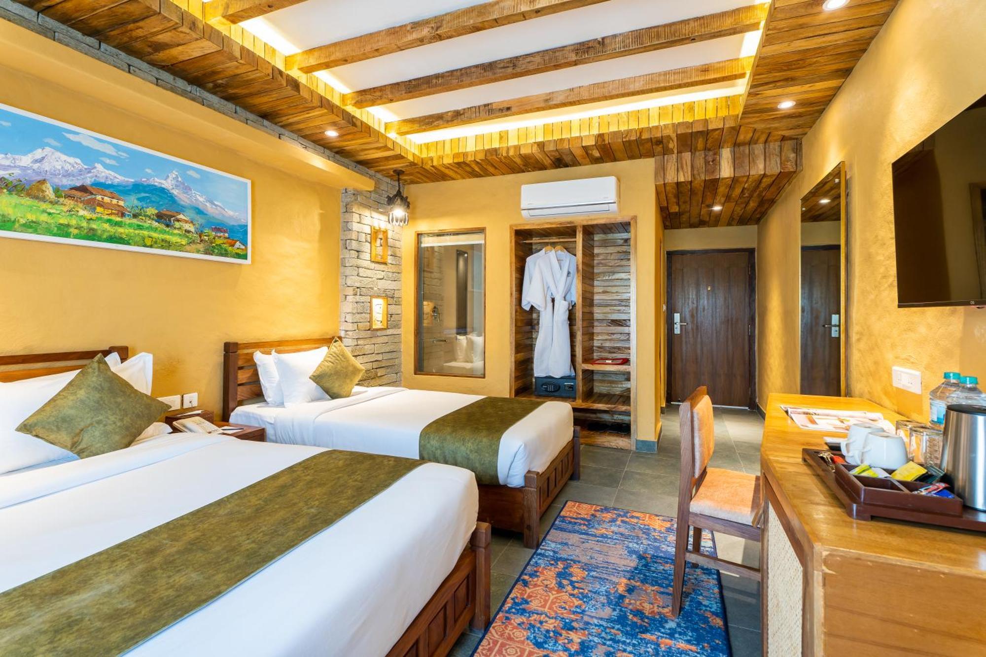 Bar Peepal Resort Похара Екстериор снимка Deluxe Room