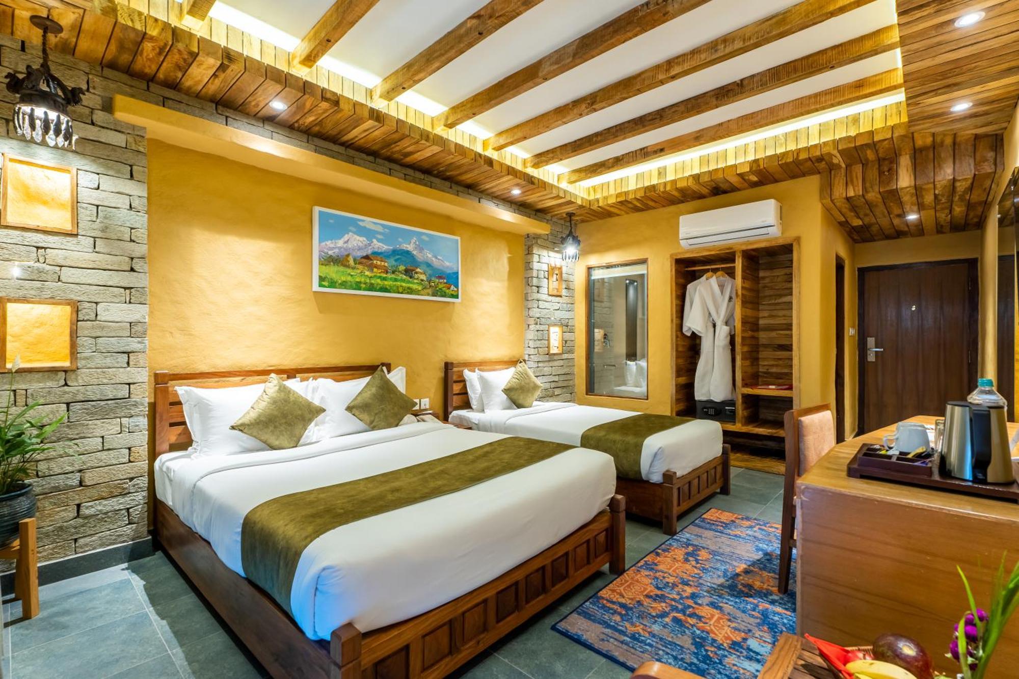 Bar Peepal Resort Похара Екстериор снимка Deluxe Room