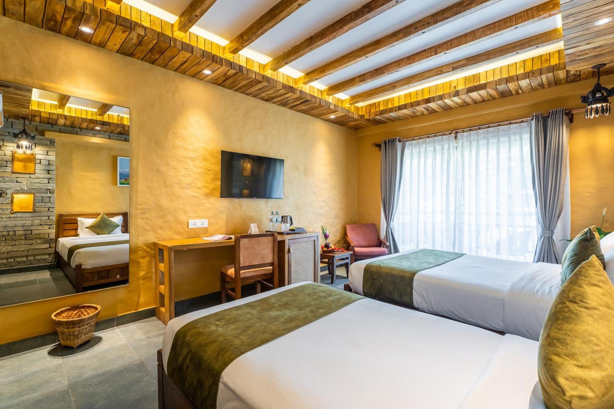 Bar Peepal Resort Похара Екстериор снимка Deluxe Room